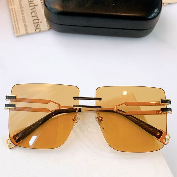 Мужские солнцезащитные очки RIMLENT BPS108A 21ss Последние моды K Золотые очки Спокойные атмосферы Мужчины должны иметь высшее качество UV400 с зеркальной коробкой