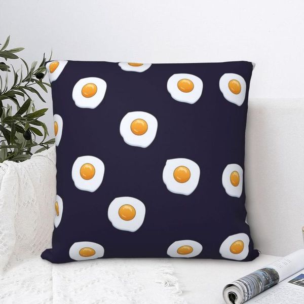 

pillow case egg square pillowcase cushion cover cute zip home decorative polyester throw for room simple 45*45cm