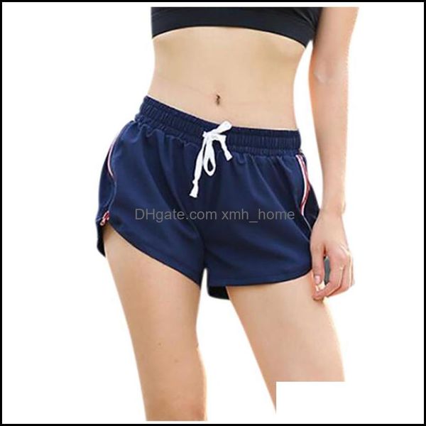 

running wear athletic outdoor apparel & outdoorsrunning shorts gym fitness women casual zipper splice short bowknot lacing elastic waist loo, Black;blue