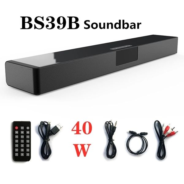 40W Big Power Soundbar Bluetooth-Lautsprecher Multifunktionaler FM-Heimkino-Musikcenter-LED-Display-TV-PC-Computer-Subwoofer