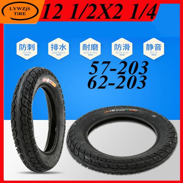 

motorcycle wheels & tires 12 1/2x2 1/4 tire pneumatic inner outer tyre for electric scooter e-bike inch cst wear resistant explosion proof