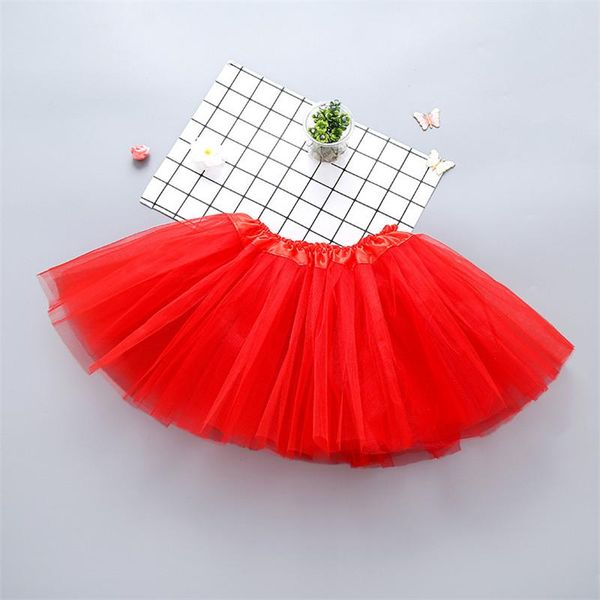 

skirts baby tutu skirt all code girl kids summer net yarn polyester half body dance children's performance clothes color