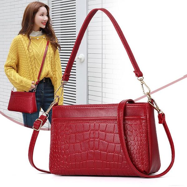

evening bags 2021 women's bag fashion leisure wild mother single shoulder messenger large capacity soft