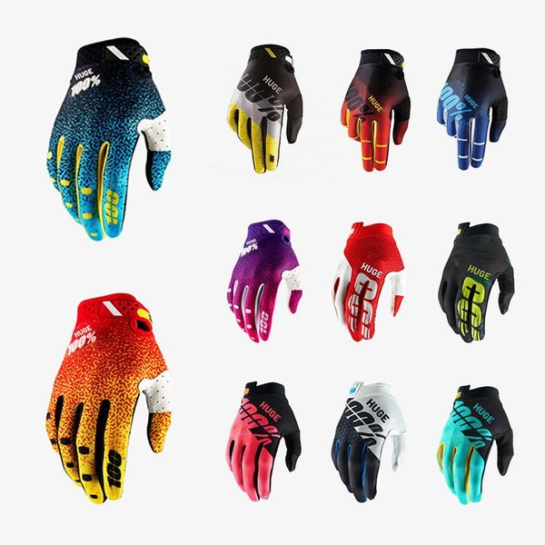 

cycling gloves 2021 men sports biking glove motocross full finger mtb bike motorcycle racing washable, Black