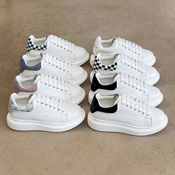 

designer platform casual shoes men women leather lace up sneakers luxury white black velvet suede trainers jogging walking shoe oversized fl