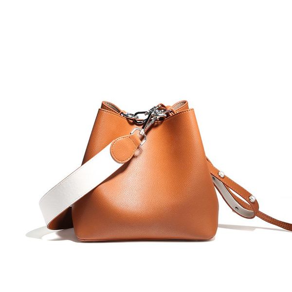

shoulder bags 2021 fashion women bucket bag sweet style messenger retro simple crossbody tote