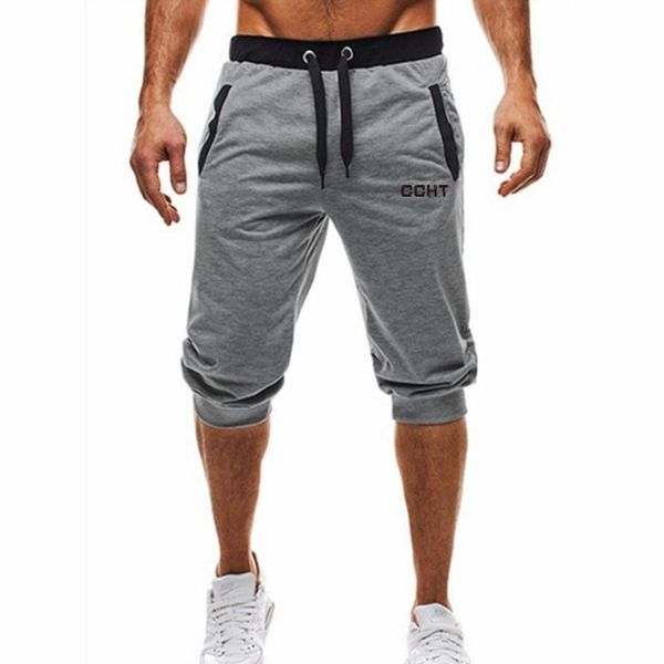 

fitness short pant jogging casual workout clothes men's 3xl shorts summer fashion knee long, White;black