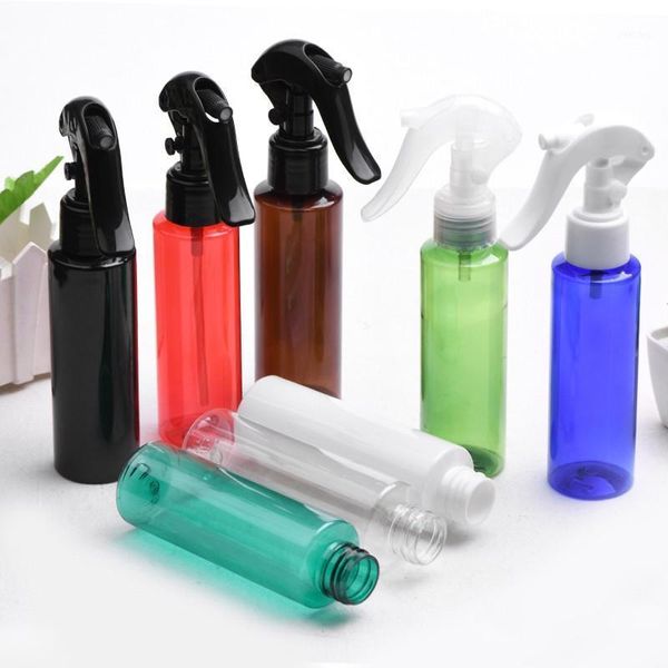 

storage bottles & jars plastic container with trigger pump 100ml 100cc empty cosmetic for watering kitchen and bathroom cleaning detergent
