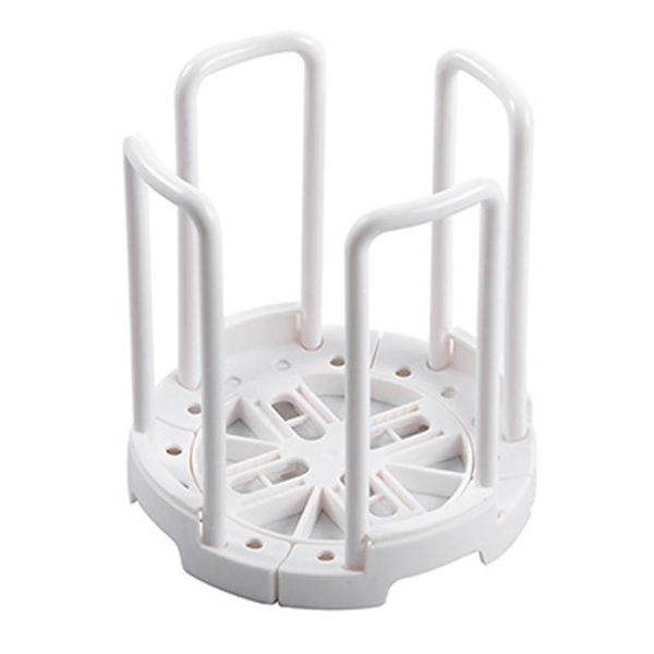 

dish storage simple kitchen sink cupboard organiser retractable bowl rack drying detachable household pp drain stand cup holder & organizati