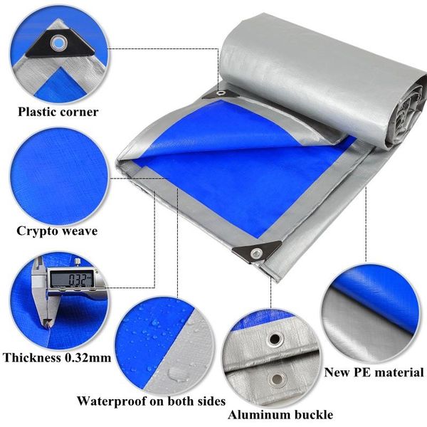 

shade customize rainproof cloth boat car truck tarpaulin outdoor awning garden plant cover waterproof sunshade pet house canopy