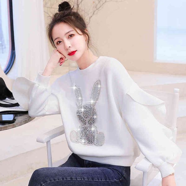 

hoodies round neck jumper miss a643, Black