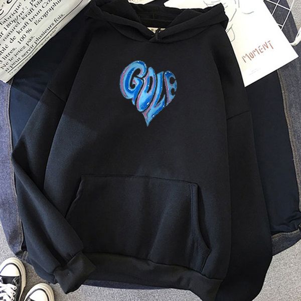 

hoodie for women logo oversized sweatshirt rapper hip hop flower women hoodie women hooded hoody kawaii harajuku, Black