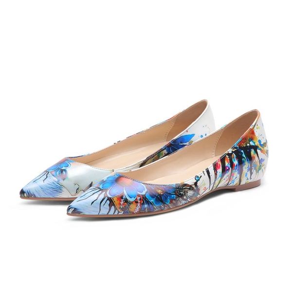 

dress shoes women pumps basic pointed toe 3cm increased internal heels blue butterfly printed, Black