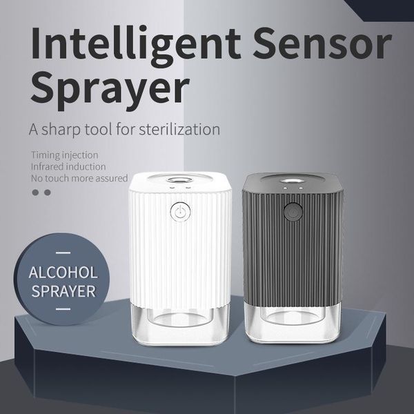 

liquid soap dispenser 150ml smart automatic infrared induction disinfection sprayer alcohol sterilization spray wireless air humidifier