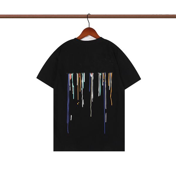 

fashion designer men's t-shirts 2022 new simple letter printed round neck short sleeves t-shirts all matches for men and women, White;black