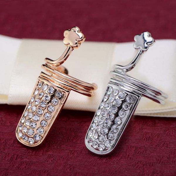 

ring jewelry fashion personality nail full diamond plum, Silver