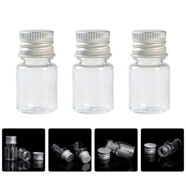 

storage bottles & jars 5pcs vials leak proof travel empty refillable with lids