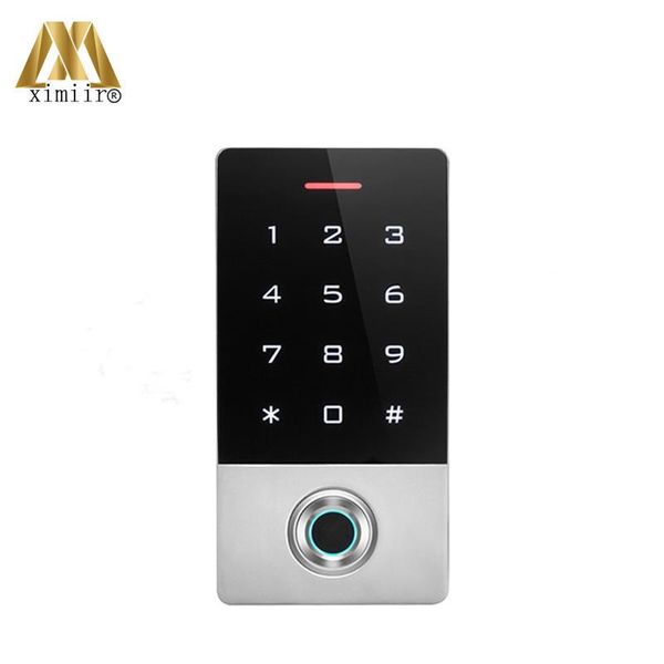 

waterproof ip68 fingerprint access control standalone without software tf1 door controller with 10pcs keyfob