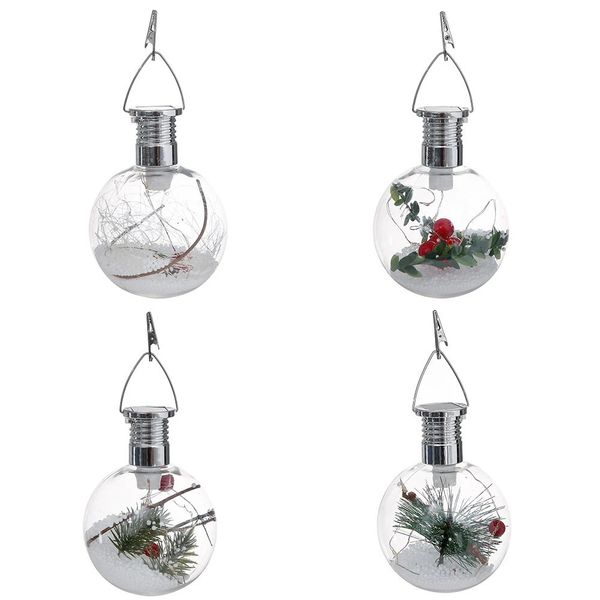 

solar copper wire hanging led bulb waterproof outdoor party garden light lamp for christmas tree year decorations lights - a
