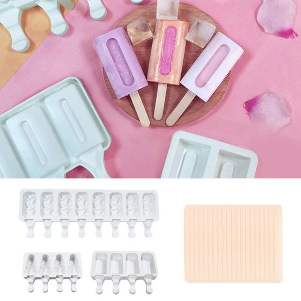

baking moulds mini ice cream mold, silicone popsicle mold cake, diy oval shape