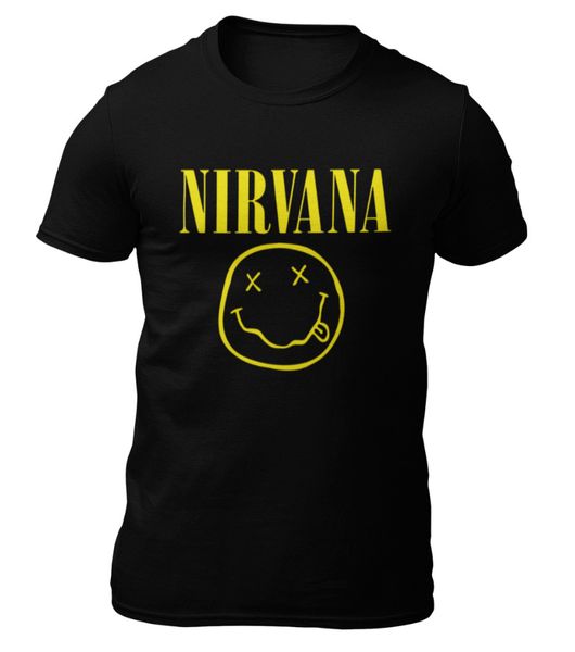 

nirvana t-shirt-logo-t - shirt -, White;black