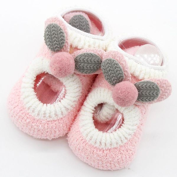 

socks baby winter cartoon born 6 kinds style soft cotton infant boys and girls kids for 0-4years, Pink;yellow