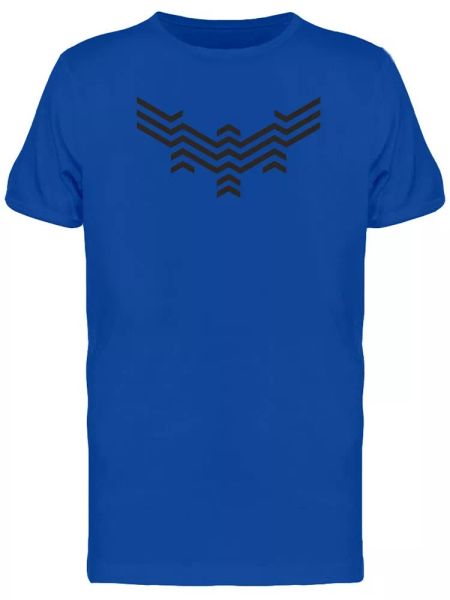 

Geometric Art Bird Shape Tee Men's -Image by Shutterstock, White;black