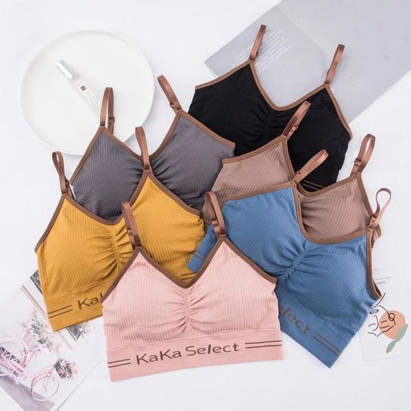 

women sport bra fitness shockproof running yoga accessories push up summer crop seamless gym workout letter vest outfit