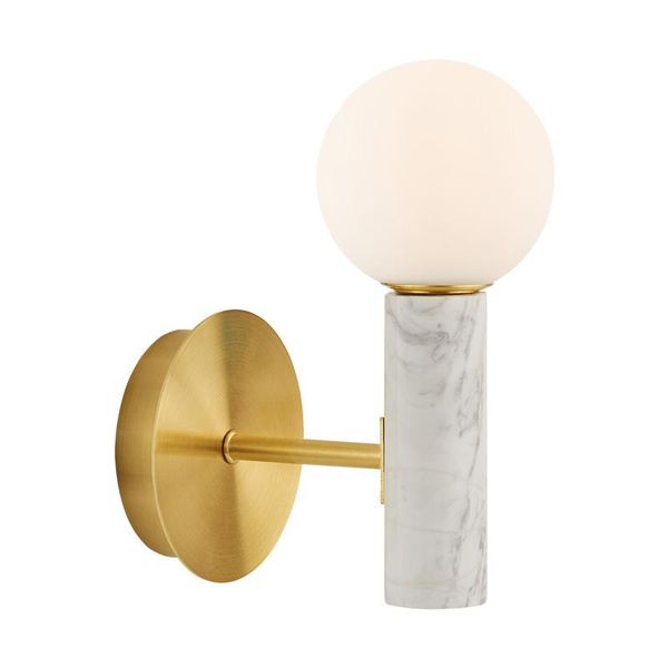 

nordic luxury simple double head background wall lamp led g9 marble lights decor bedroom bedside living room bathroom kitchen