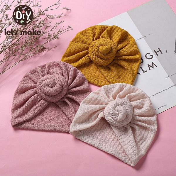 

hair accessories baby turban solid waffle crochet knit hat infant toddler born cap bonnet beanies headwraps accessorie, Slivery;white