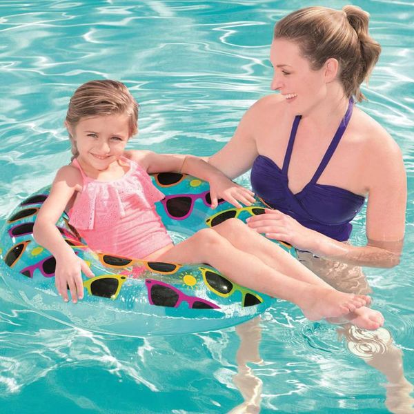 

life vest & buoy 1pc classic design pvc swimming pool kids inflatable ring bathing circle children accessories float