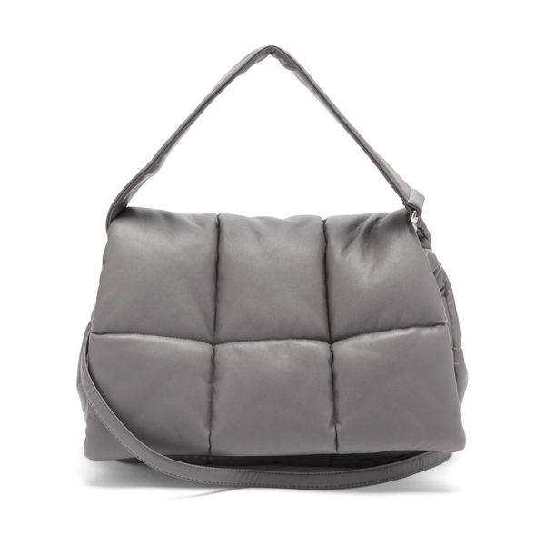 

simple design quilted leather sling shoulder bags large square women clutch handbags and purse