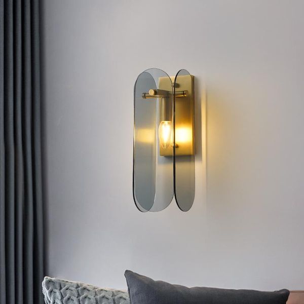 

modern led wood wall light bedroom abajur lamp beside
