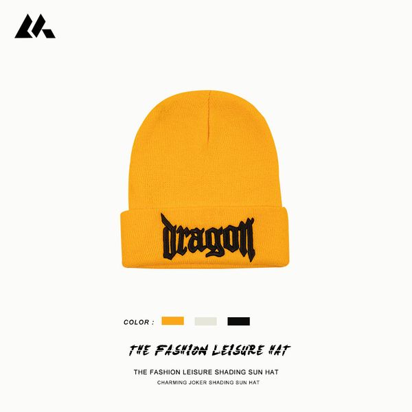 

autumn winter quan zhilong's same wool knitted warm men's women's couple's versatile cold hat, Black;white