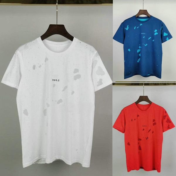 

2021 summer men's t-shirts fashion luxury europe paris available in a variety of colors tees t shirt men women small short sleeve cloth, White;black