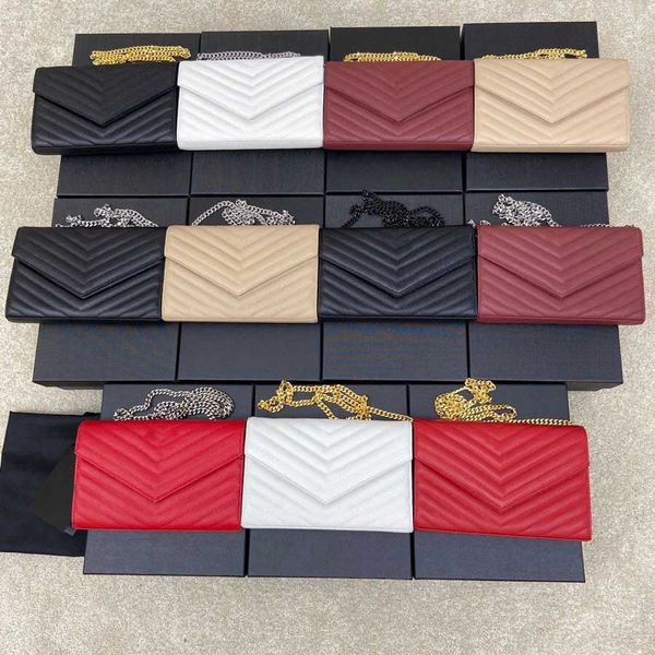 Moda que vende a carteira clássica Mulheres Top Quality Couro Completo Luxurys Designer Bag 377828 22.5-14-4