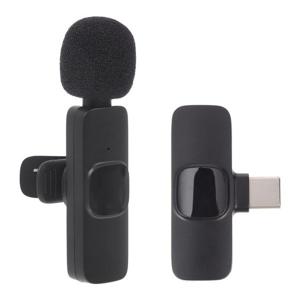

microphones 1 set creative wireless microphone phone simple clip-on (black)