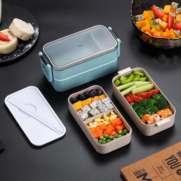 

dinnerware sets meyjig microwave lunch box healthy material bento container leak-proof storage