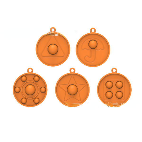 

sugar honeycomb pop it bubble keychain fidget toy silicone rodent pioneer music decompression toy sugar pie puffing block