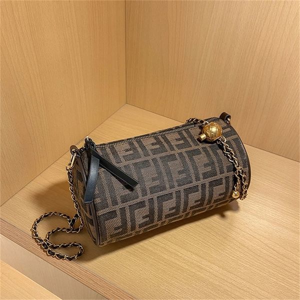 

designer sale net red golden pearl pillow women's new fashionable satchel single shoulder cross cylinder bag wholesale store
