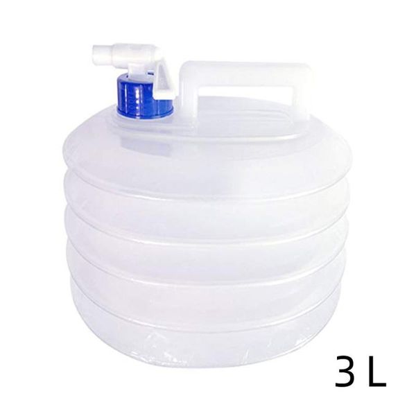 

car folding bucket water bag transparent outdoor 3l 5l 8l 10l 15l drinking tank universal 3l5l8l10l15l pe bags