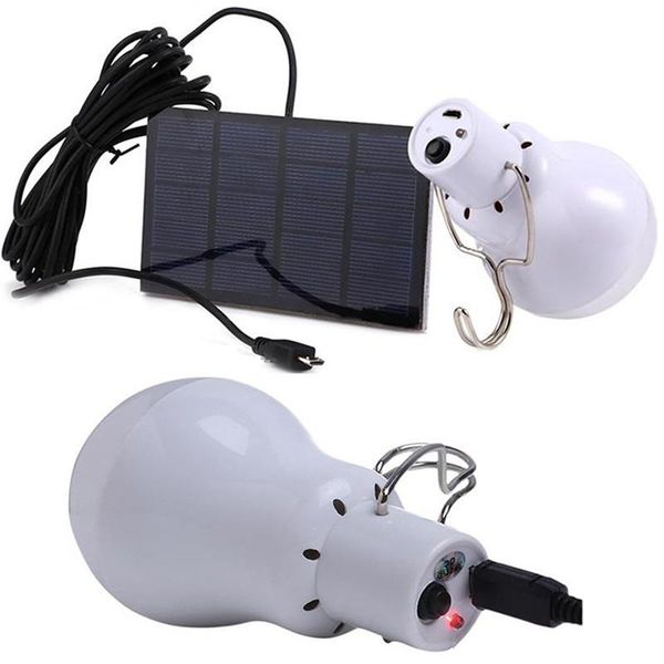 

2021 useful energy conservation s-1200 15w 130lm portable led bulb light charged solar energy lamp home outdoor lighting hot, White