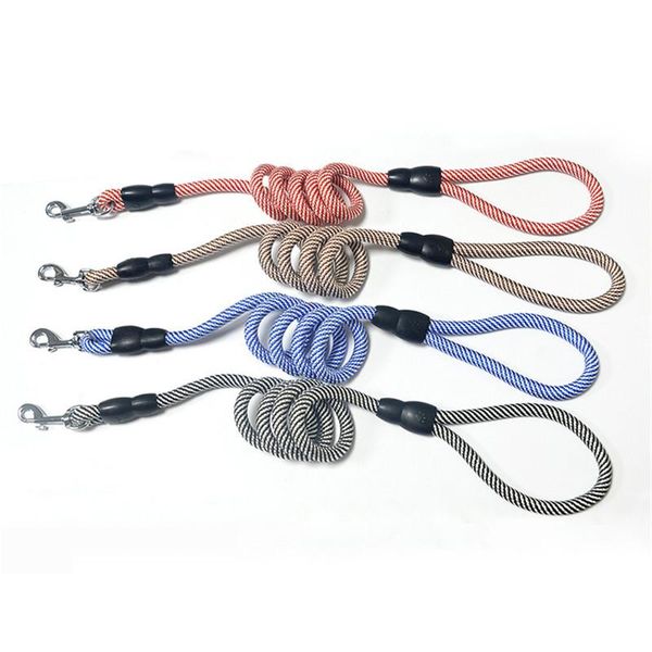 

dog collars & leashes 1.2m pet lead leash for big terriers nylon walk dogs selected soft handle outdoor security training leads harness