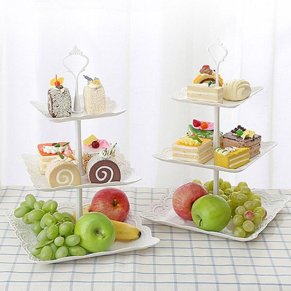 

cake dessert rack three-layer multifunction wedding decoration birthday party supplies stands kitchen accessaries storage & organization