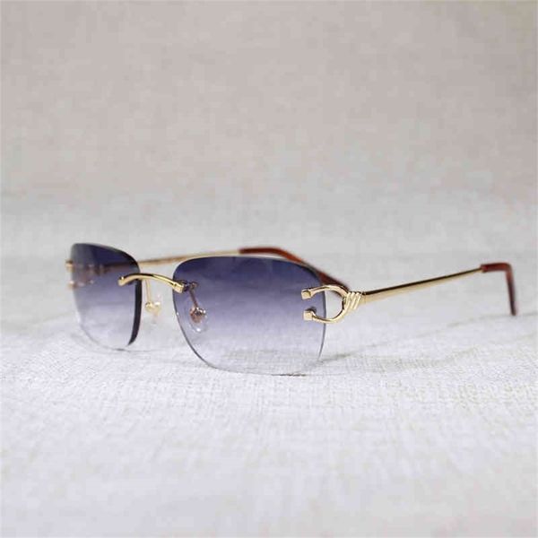 

70% off clearance online vintage rimless wire sunglasses men eyewear clear glasses women oval eyeglasses for outdoor metal frame oculos gafa, White;black