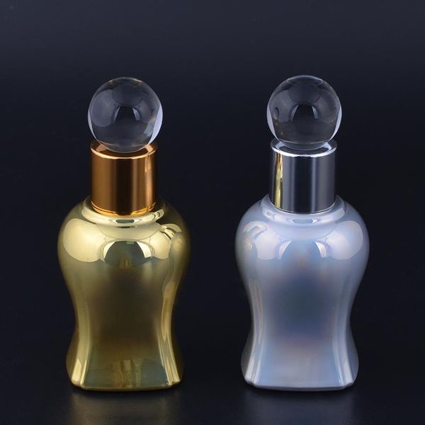 

- fashion 12ml portable essential oils glass bottle refillable travel perfume dropper bottles storage & jars