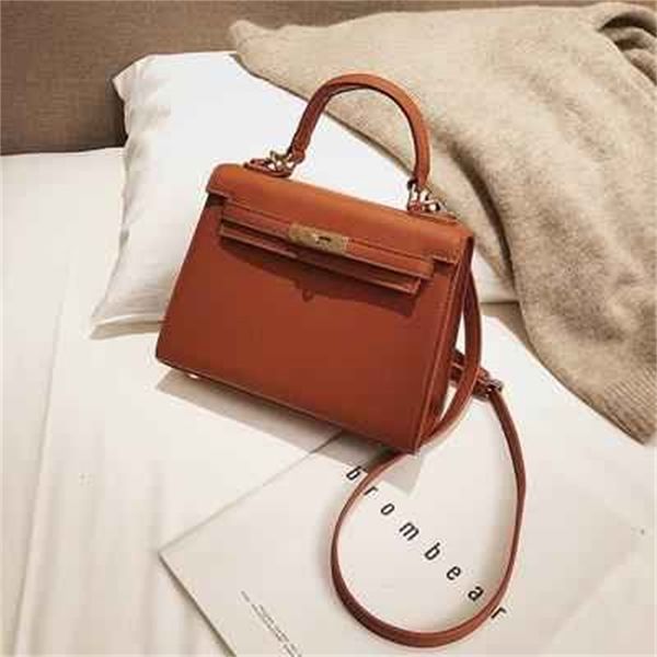 

small women's 2019 fashion korean style palm print kelly versatile portable one shoulder messenger bag