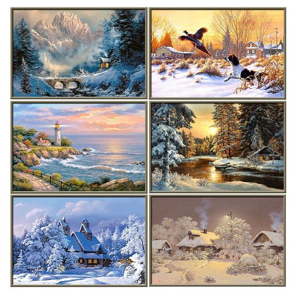 

diamond painting picture of rhinestones town landscape diamant embroidery beadwork 5d cross diy po custom