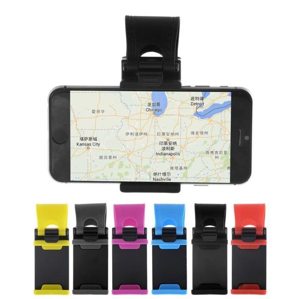 

cell phone mounts & holders car holder mobile mini air vent steering wheel clip mount universal for support bracket stand