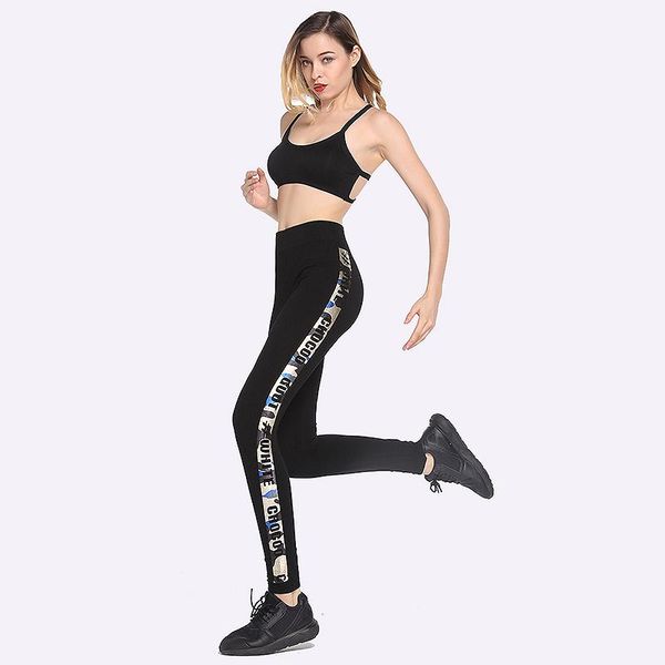 

women's leggings hilaria women knitted ankle-length sporting and casual printing plus size, Black
